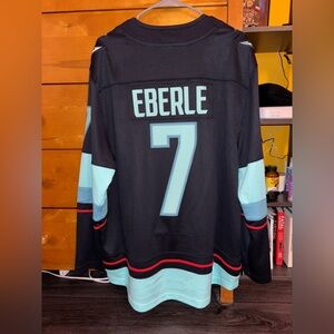 Eberle Seattle Kraken REPLICA Home Jersey (Large)